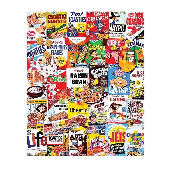 WHITE MOUNTAIN Cereal Boxes Puzzle - Picture 2 of 8